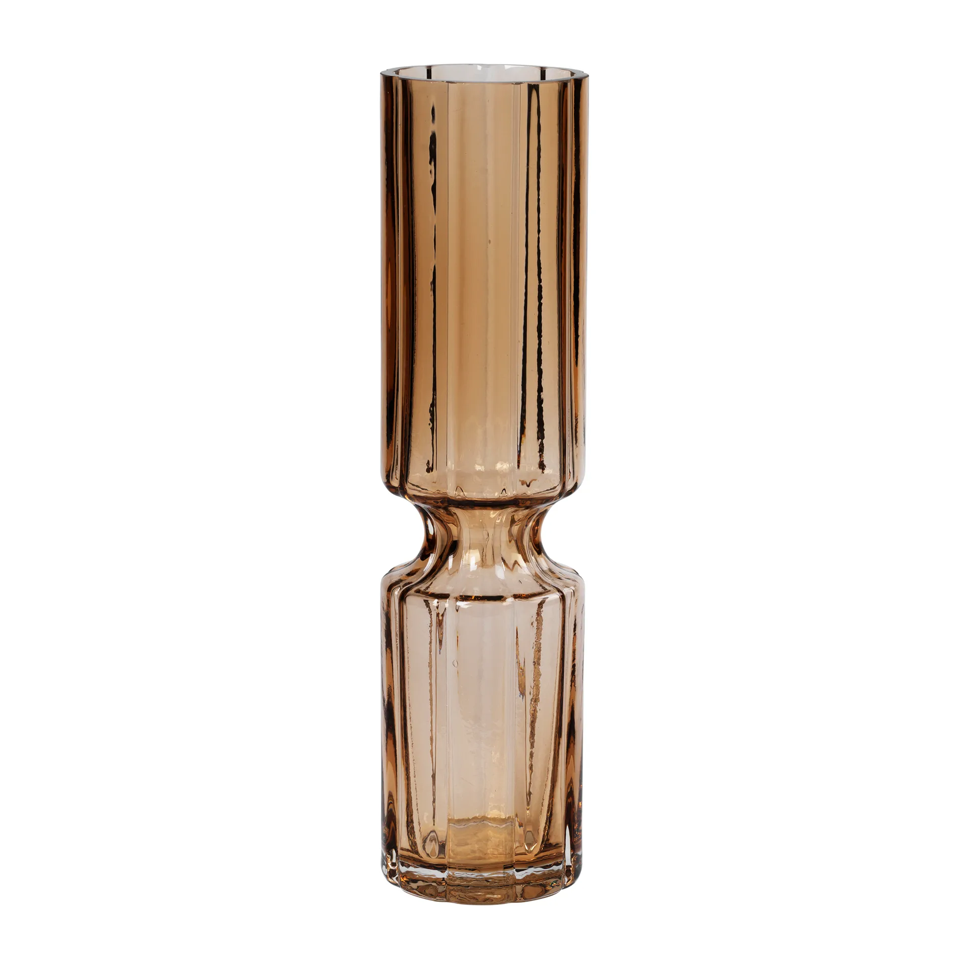 Hyacint 玻璃 花瓶  31.7 cm, Indian tan Broste Copenhagen