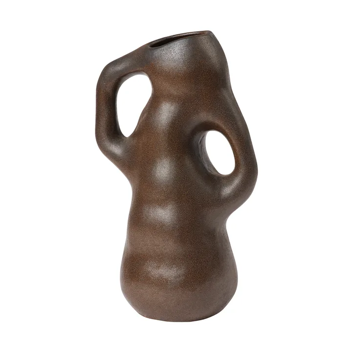 Isolde 花瓶35cm - 复古棕色 - Broste Copenhagen