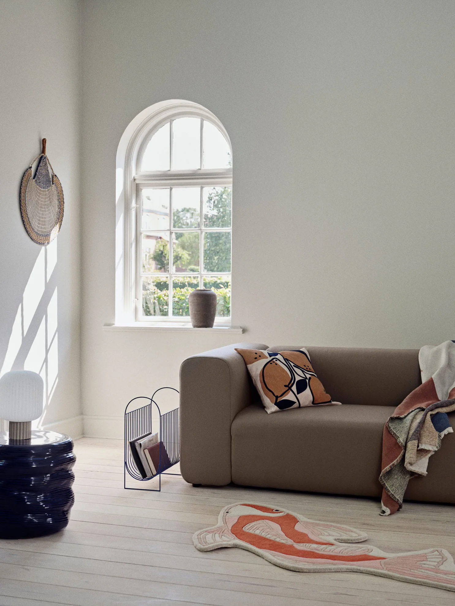 Koi 地毯 97x130 cm, Pumkin orange Broste Copenhagen