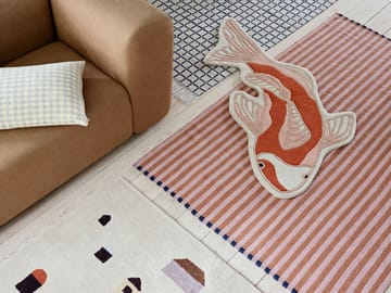 Koi 地毯 97x130 cm - Pumkin orange - Broste Copenhagen