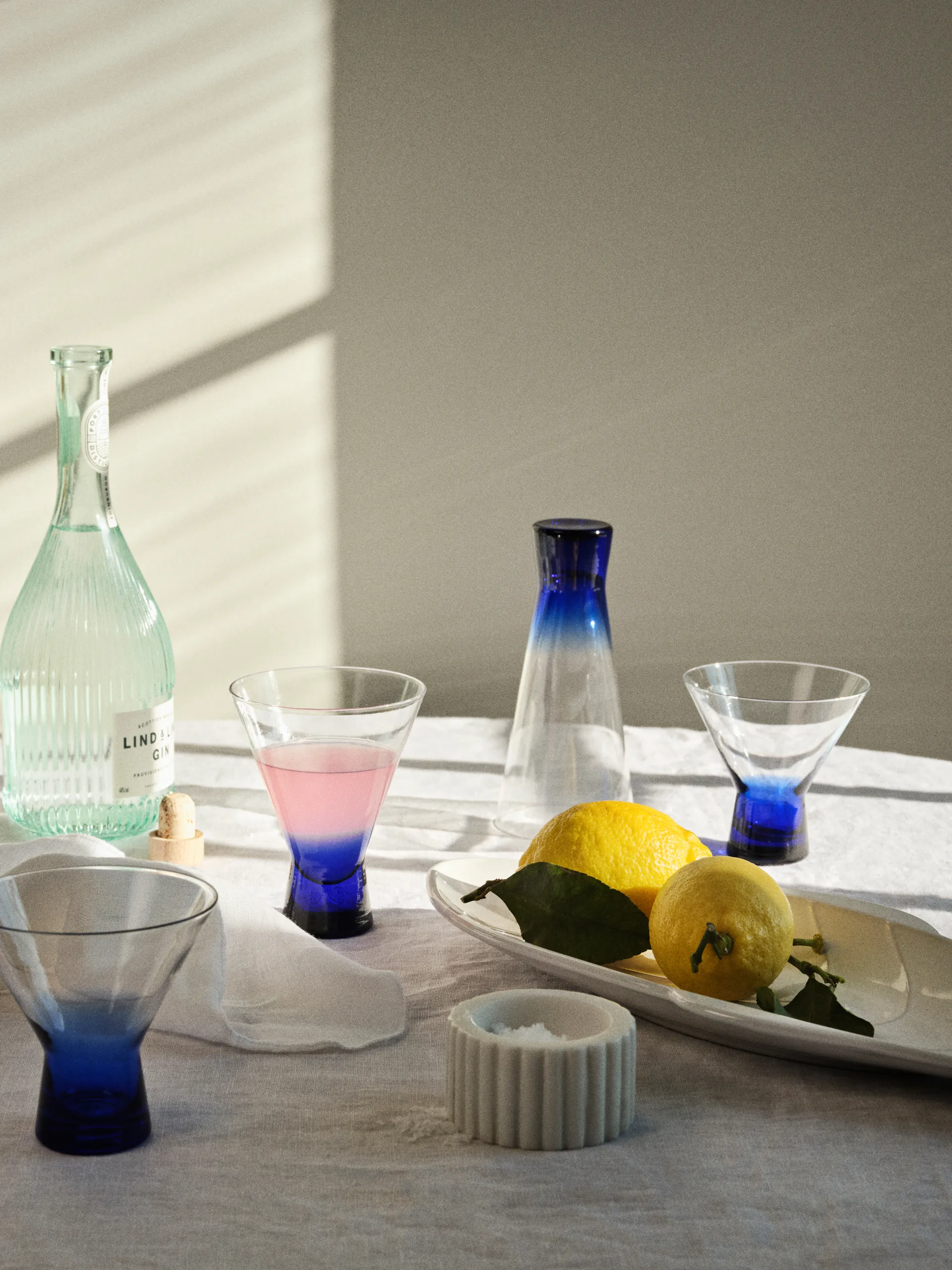 Konus 鸡尾酒杯 100ml, 深蓝色 Broste Copenhagen