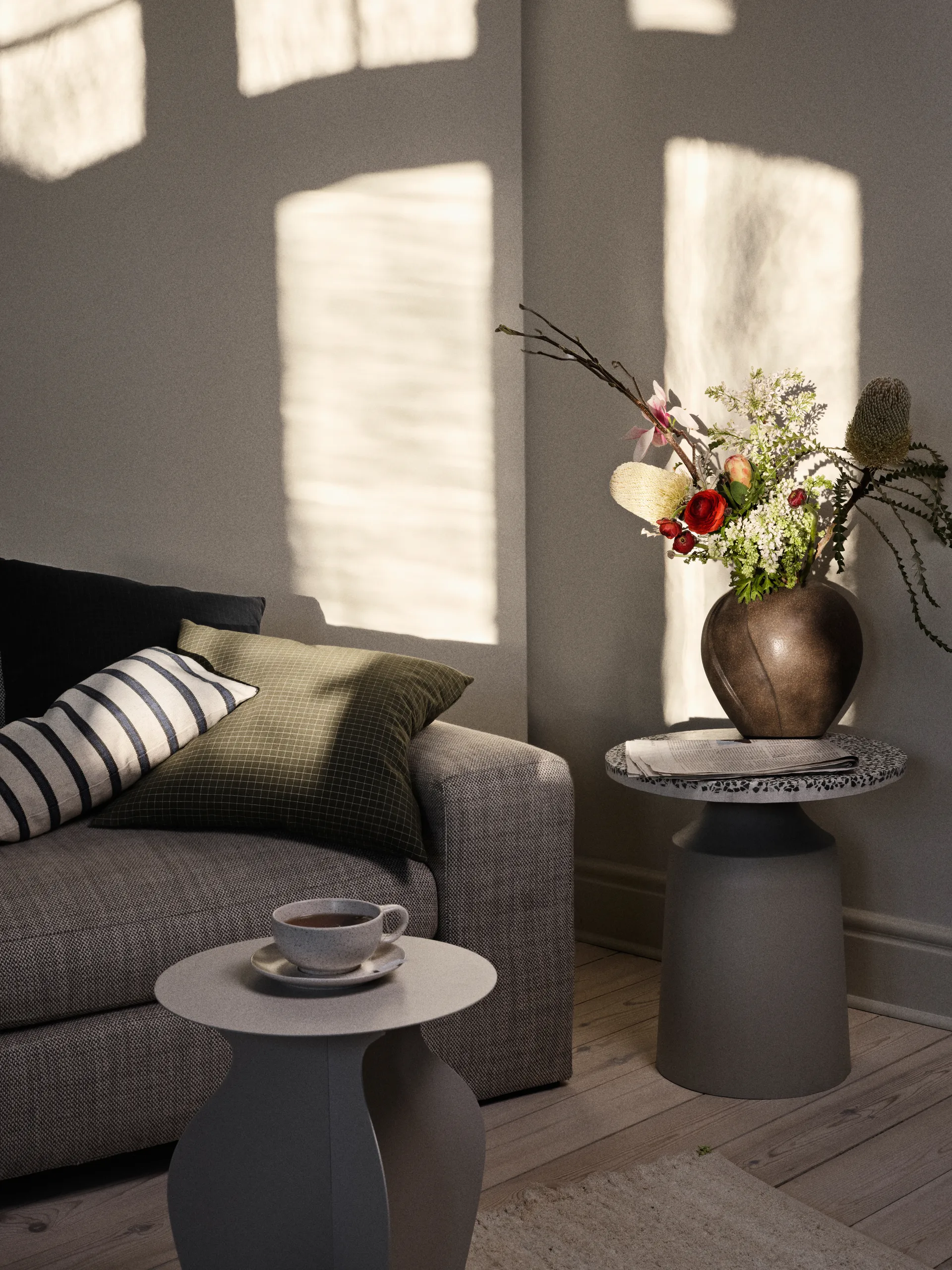 Leda 花瓶 Ø25x25 cm, Antique 褐色 Broste Copenhagen