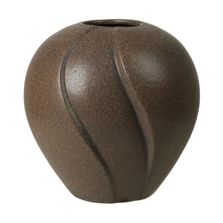 Leda 花瓶 Ø25x25cm - 复古棕色 - Broste Copenhagen