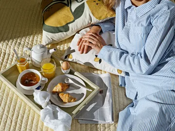 Lemon 枕头套 40x60 cm - Golden yellow - Broste Copenhagen