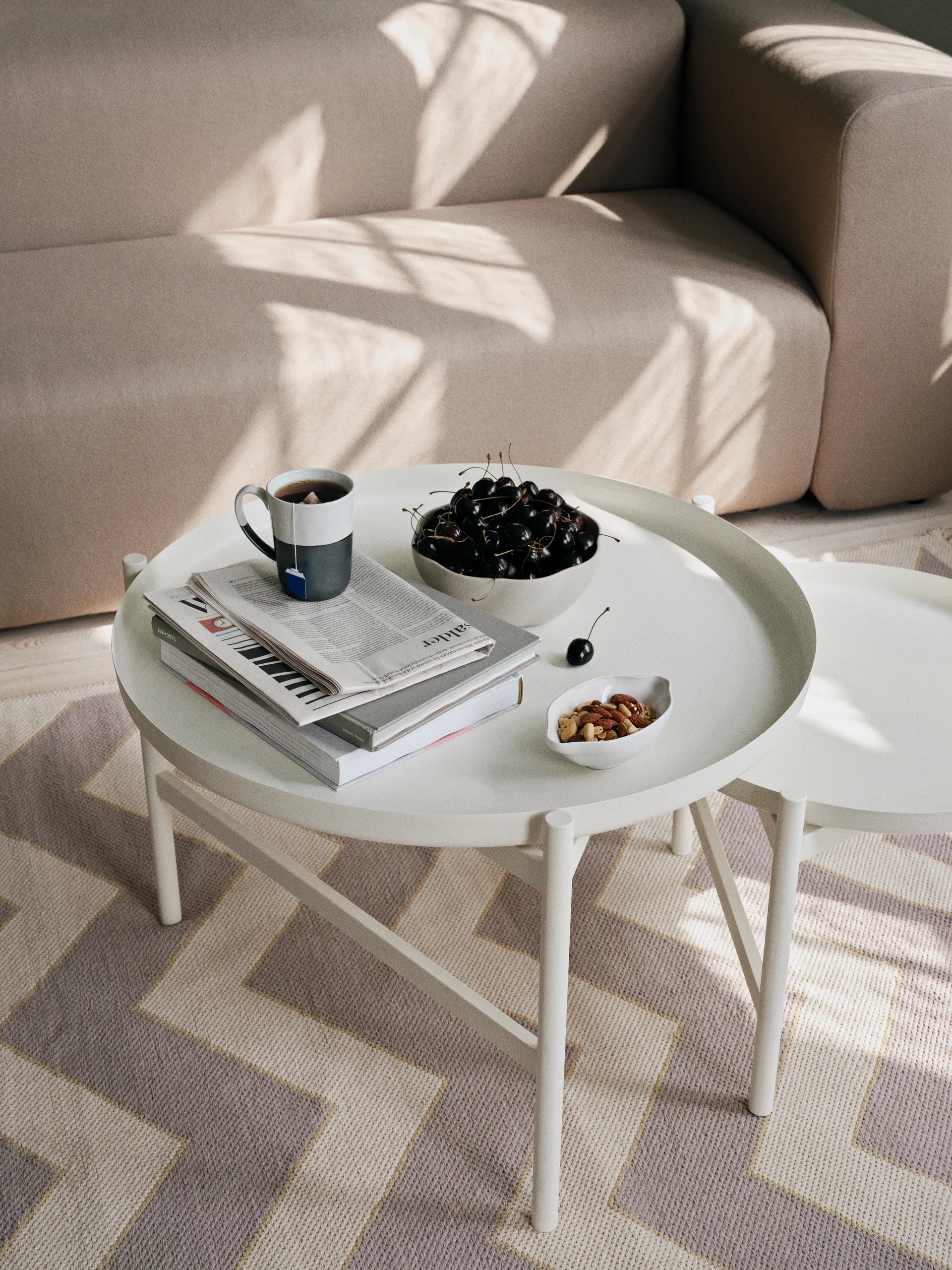 Limfjord 碗 Ø14 cm, Light Grey Broste Copenhagen