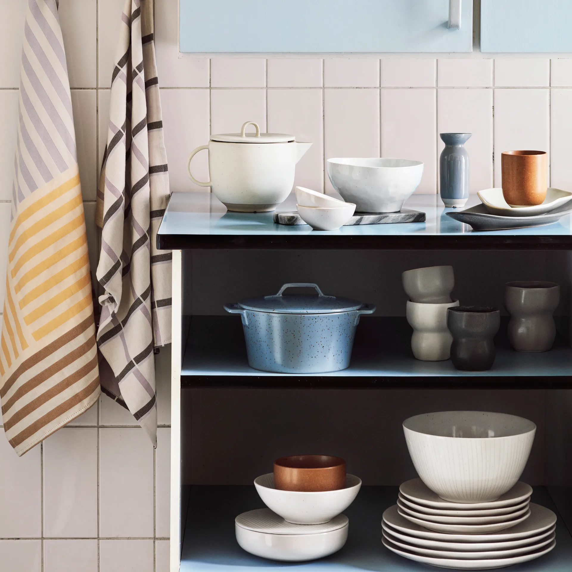 Limfjord 马克杯 35 cl, soft 灰色 Broste Copenhagen