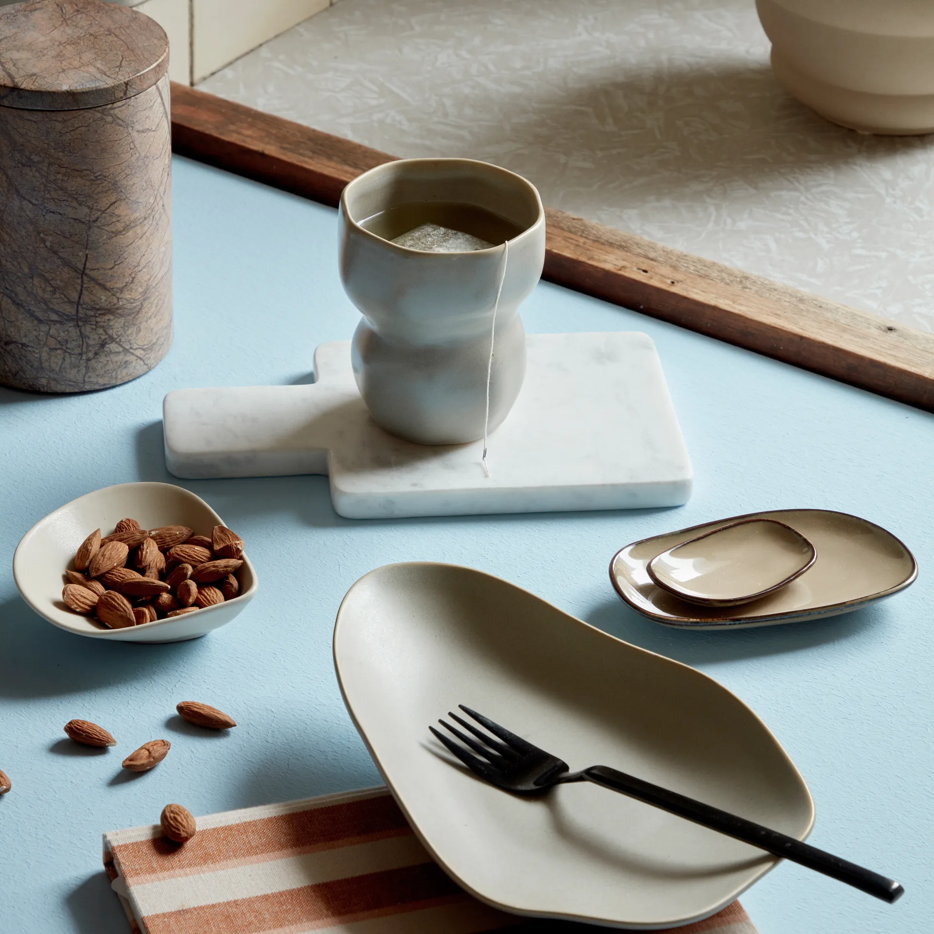 Limfjord 马克杯 35 cl, soft 棕色 Broste Copenhagen