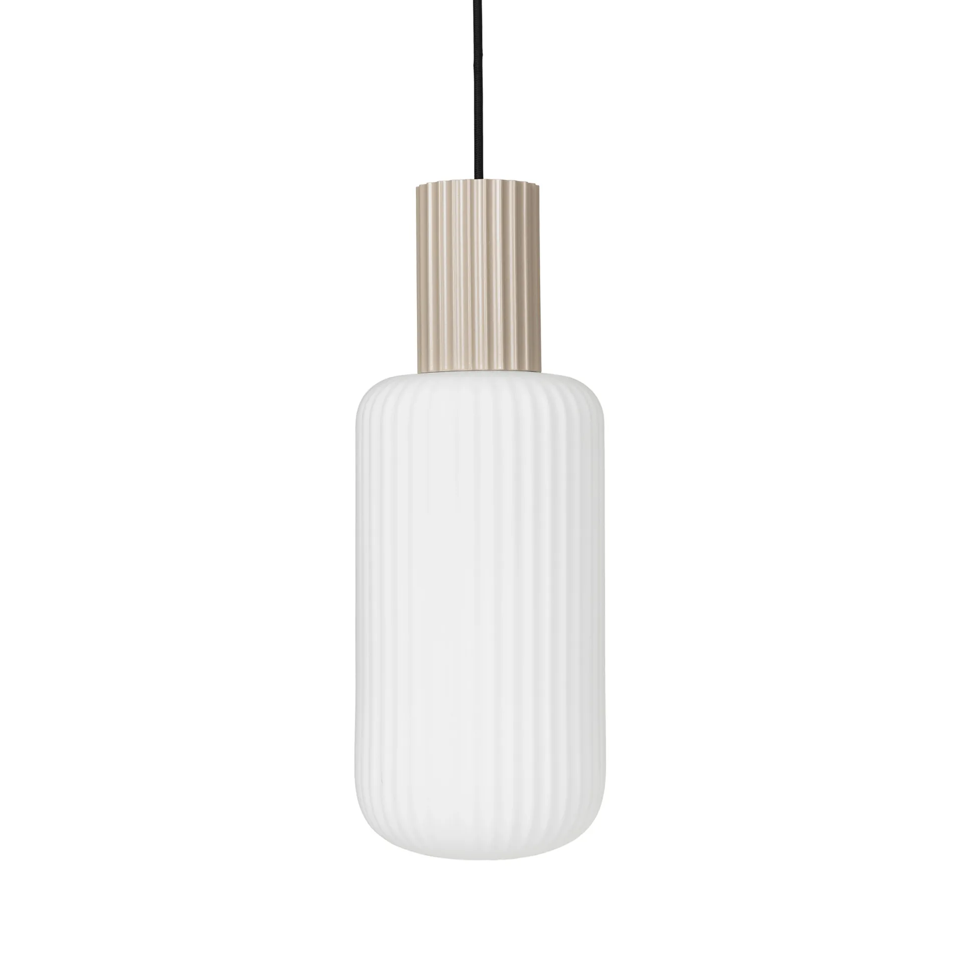 Lolly吊灯, 沙色_白色_Ø16cm Broste Copenhagen