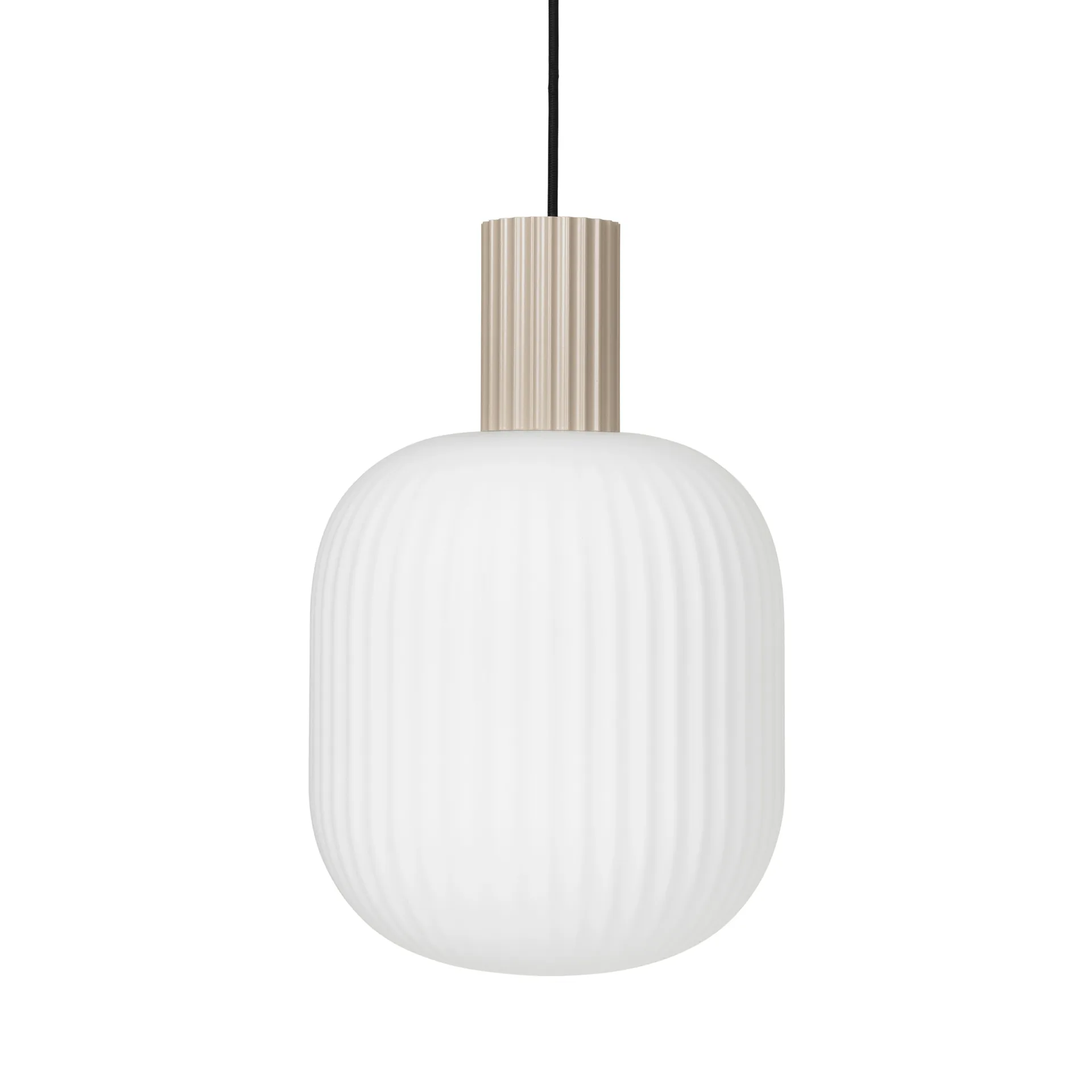 Lolly吊灯, 沙色_白色_Ø27cm Broste Copenhagen
