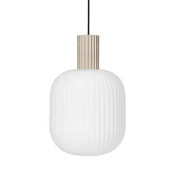 Lolly吊灯 - 沙色_白色_Ø27cm - Broste Copenhagen