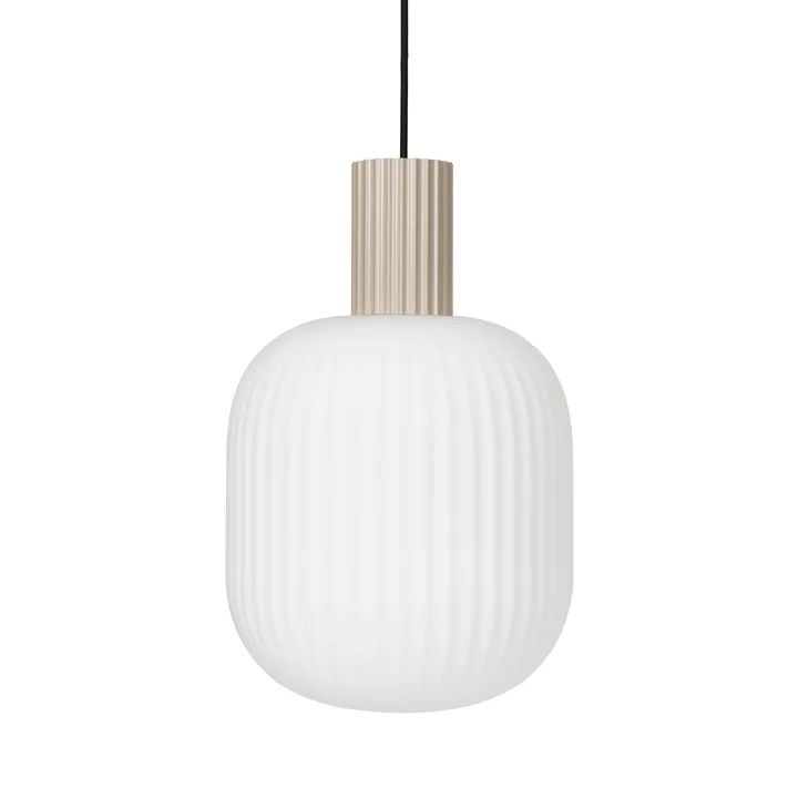 Lolly吊灯 - 沙色_白色_Ø27cm - Broste Copenhagen