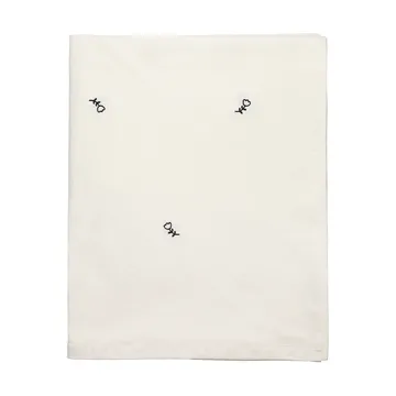 Mai 桌布 - 160x200cm_黑色_米白色 - Broste Copenhagen