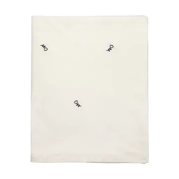 Mai 桌布 - 160x300 cm, 黑色-米白色 - Broste Copenhagen