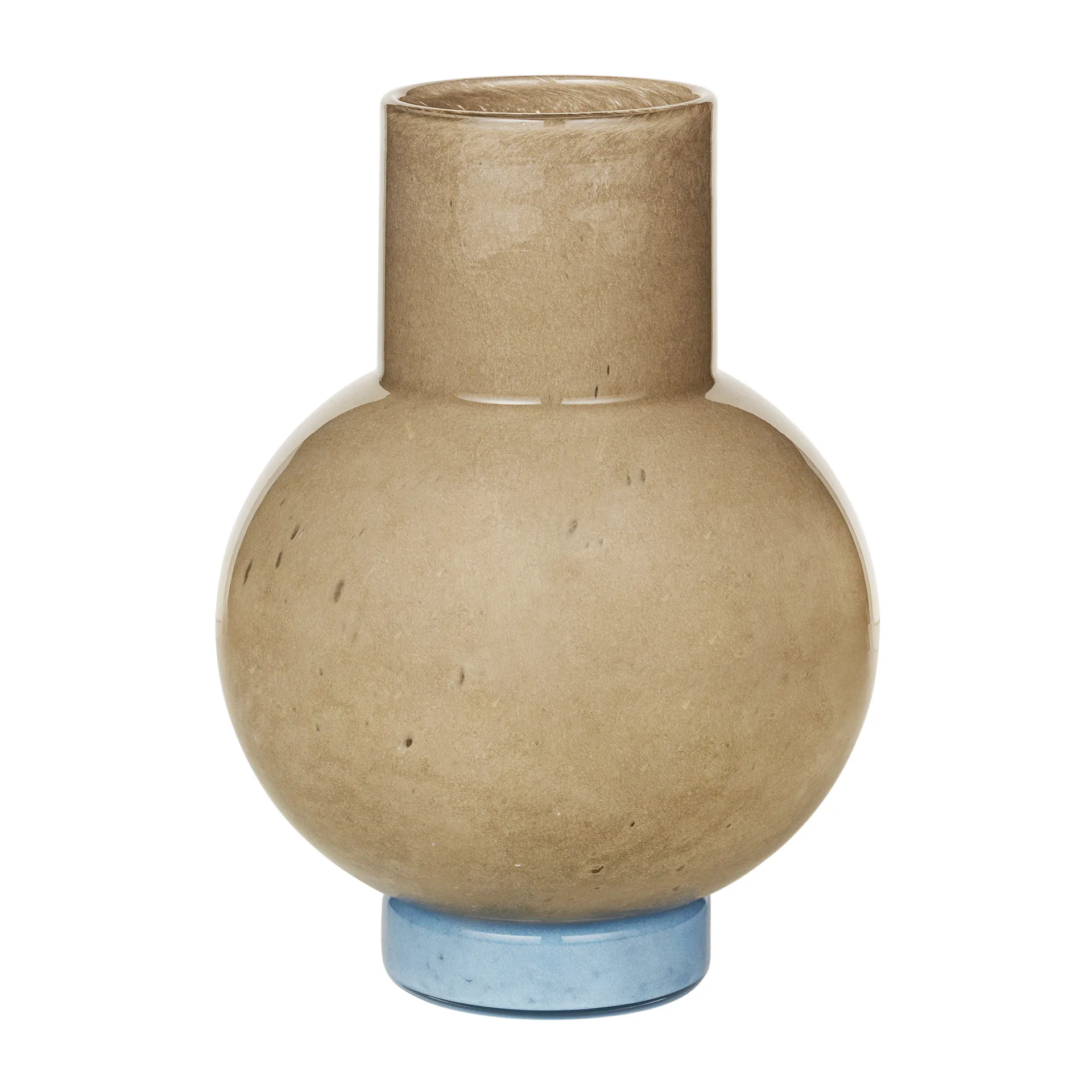 Mari 花瓶27cm, 灰褐色_静谧浅蓝色 Broste Copenhagen