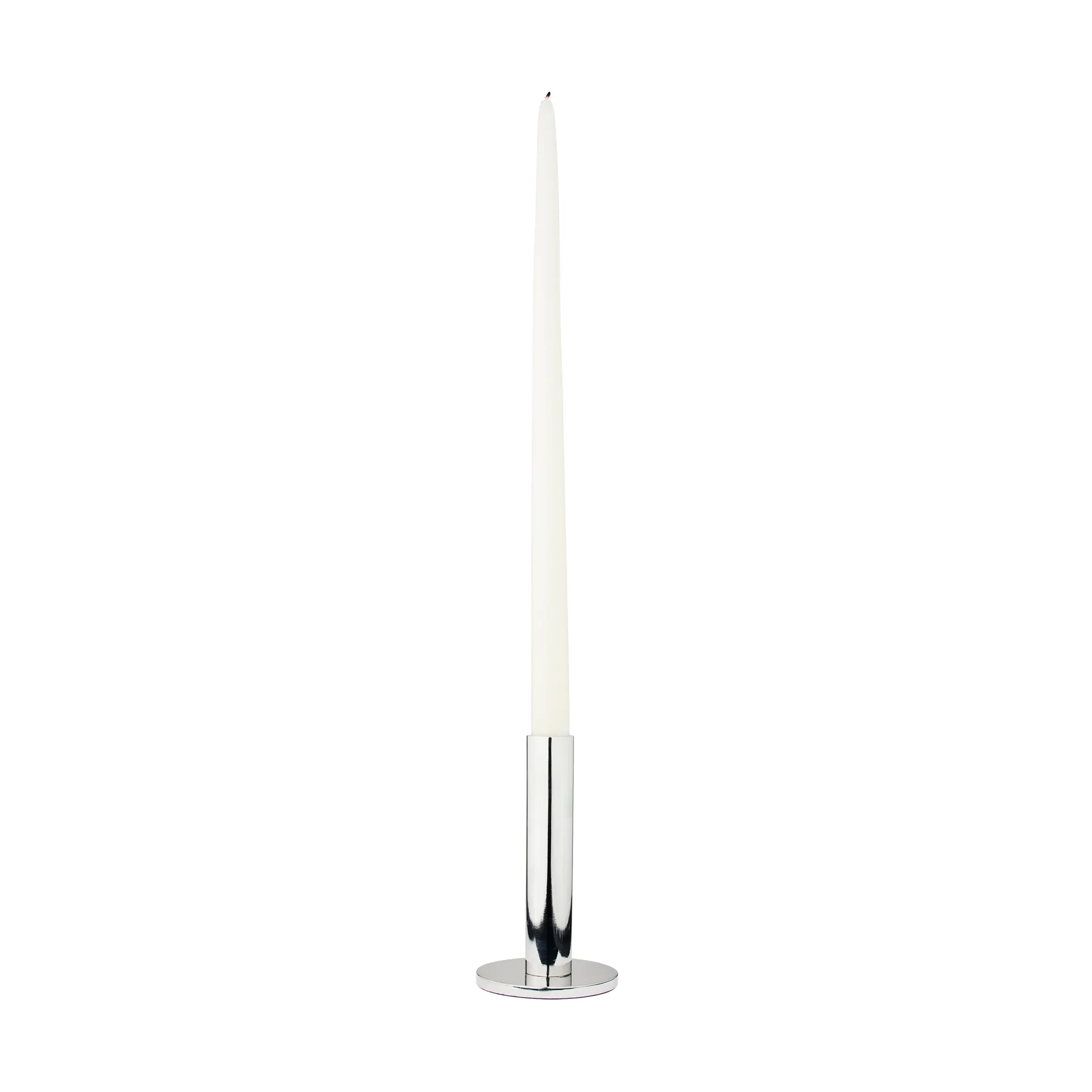 Maro 烛台, 银色饰面_14cm Broste Copenhagen