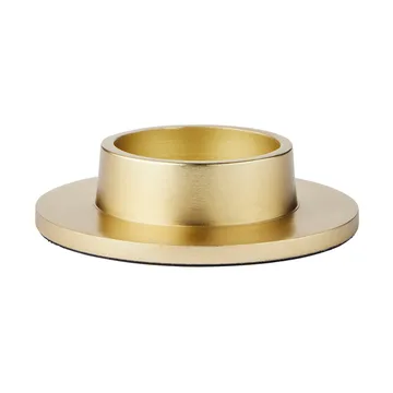 Maro 柱蜡烛台 - 黄铜饰面_4cm - Broste Copenhagen