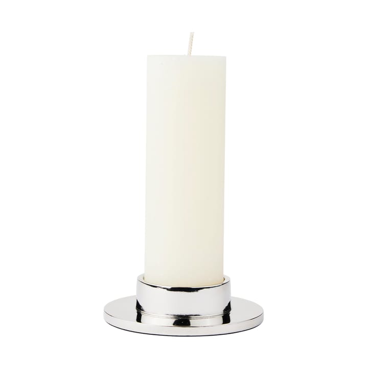 Maro 烛台 for pillar candles, 银色 finish, 4 cm Broste Copenhagen