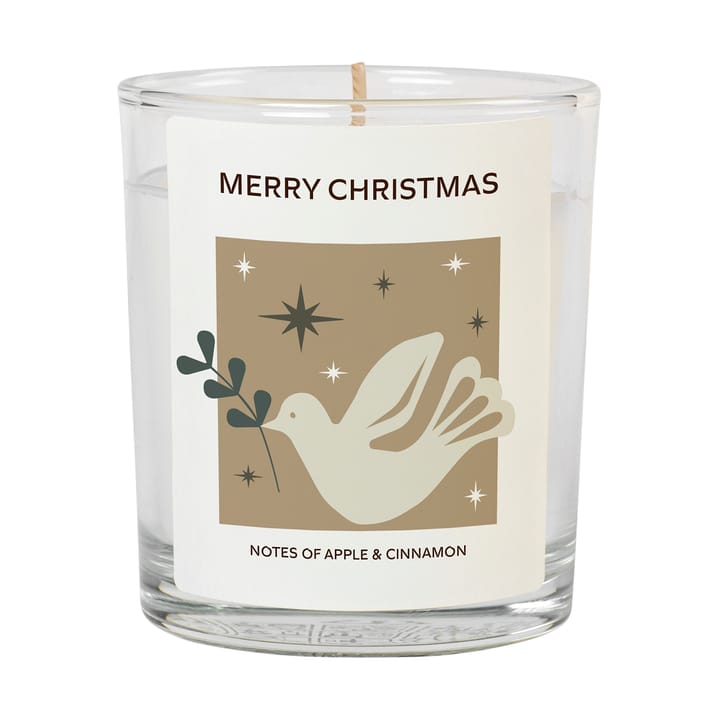 Merry Christmas 香薰蜡烛 32 h - 白色 - Broste Copenhagen