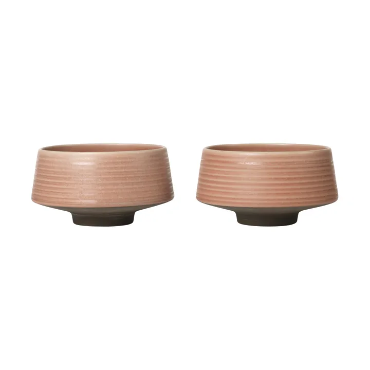 Miko 碗直径14cm 2件装 - 灰粉色 - Broste Copenhagen