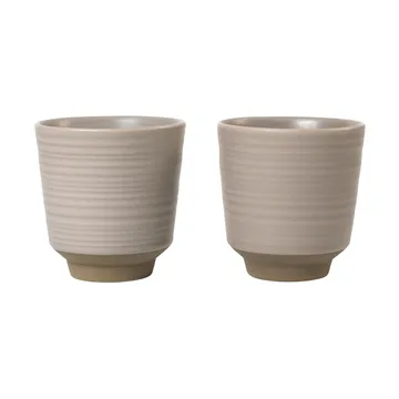 Miko 马克杯150ml 2件装 - 暖灰色 - Broste Copenhagen