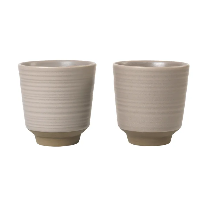 Miko 马克杯150ml 2件装 - 暖灰色 - Broste Copenhagen