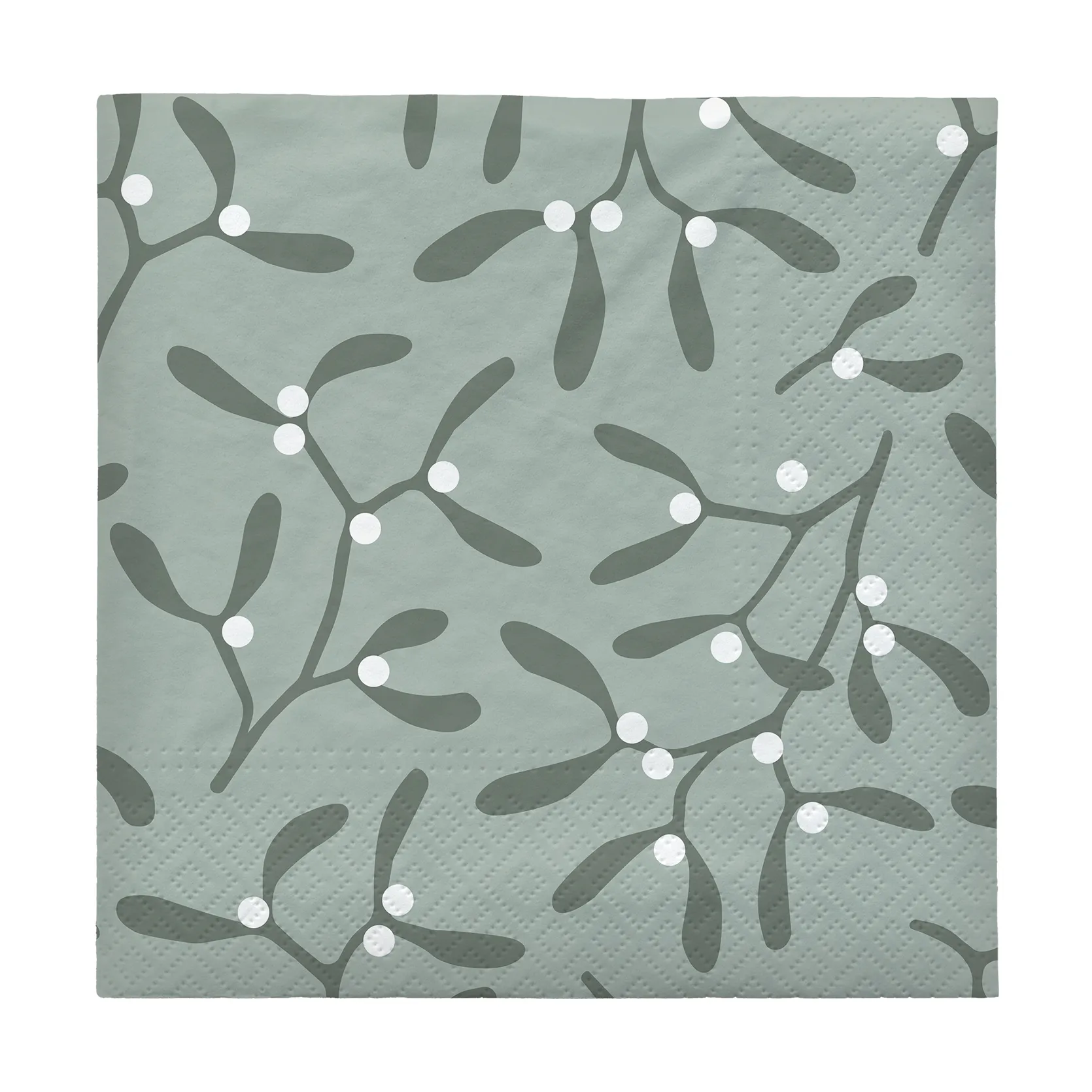 Mistletoe paper 餐巾纸 33x33 cm 20件装, 白色 Broste Copenhagen