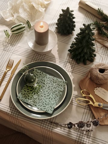 Mistletoe paper 餐巾纸 33x33 cm 20件装 - 白色 - Broste Copenhagen