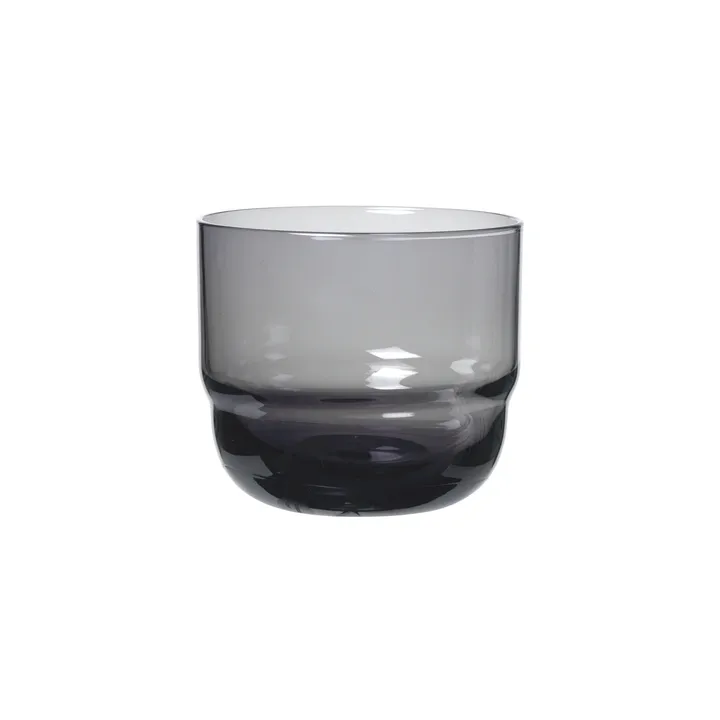 Nordic Bistro 水杯150ml - 烟灰色_透明 - Broste Copenhagen