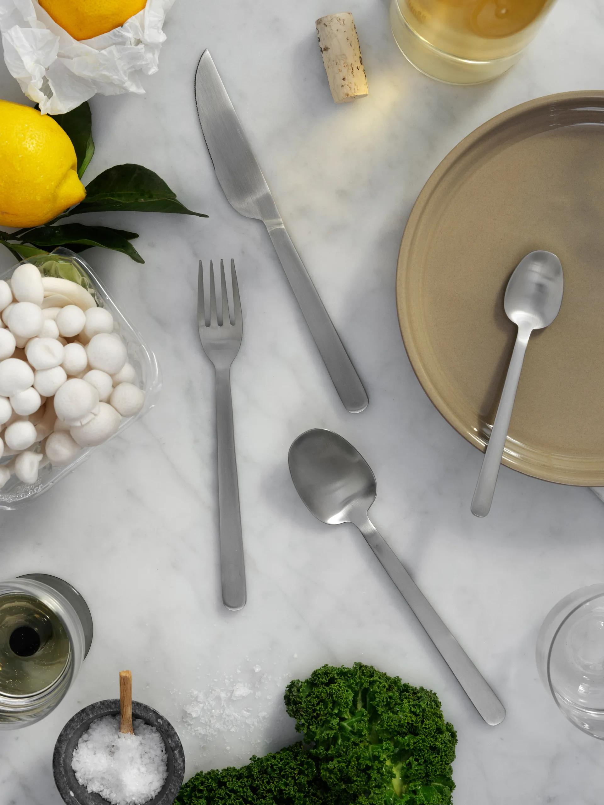 Nordic Bistro 刀叉勺 16件, Mat satin Broste Copenhagen