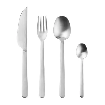 Nordic Bistro 餐具 16件装 - 哑光缎面 - Broste Copenhagen