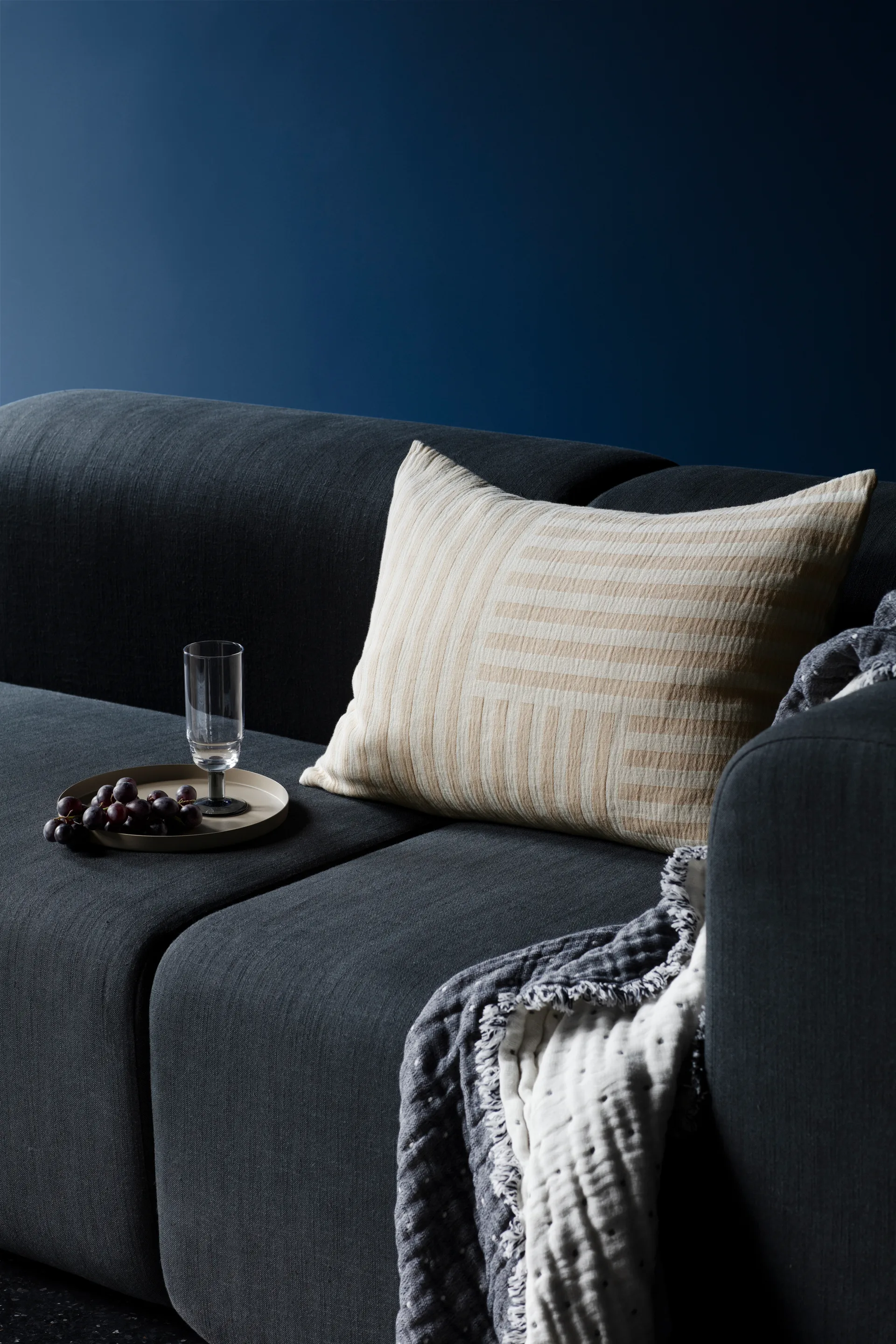 Nordic Bistro 香槟杯 20 cl, Clear-smoke stem Broste Copenhagen