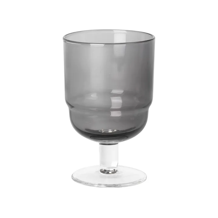 Nordic Bistro 白葡萄酒杯200ml - 烟灰色_透明 - Broste Copenhagen