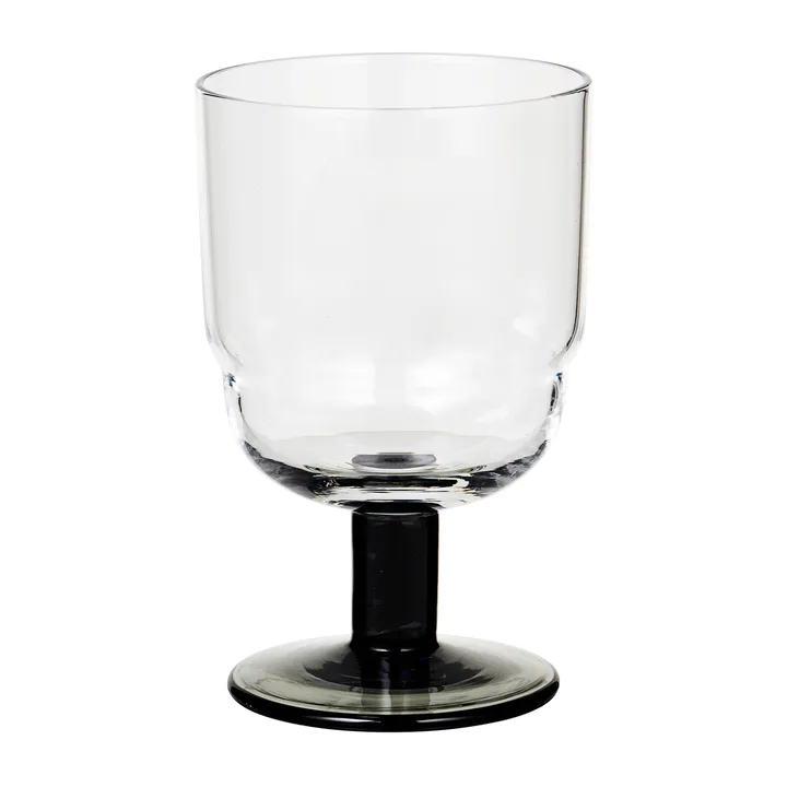 Nordic Bistro 白葡萄酒杯200ml - 透明_烟灰色杆 - Broste Copenhagen