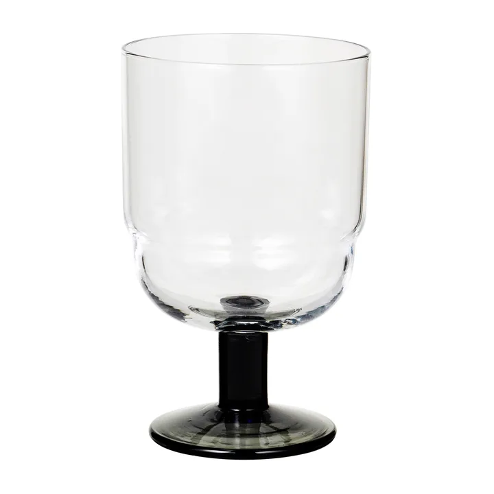 Nordic Bistro 红葡萄酒杯250ml - 透明_烟灰色杆 - Broste Copenhagen