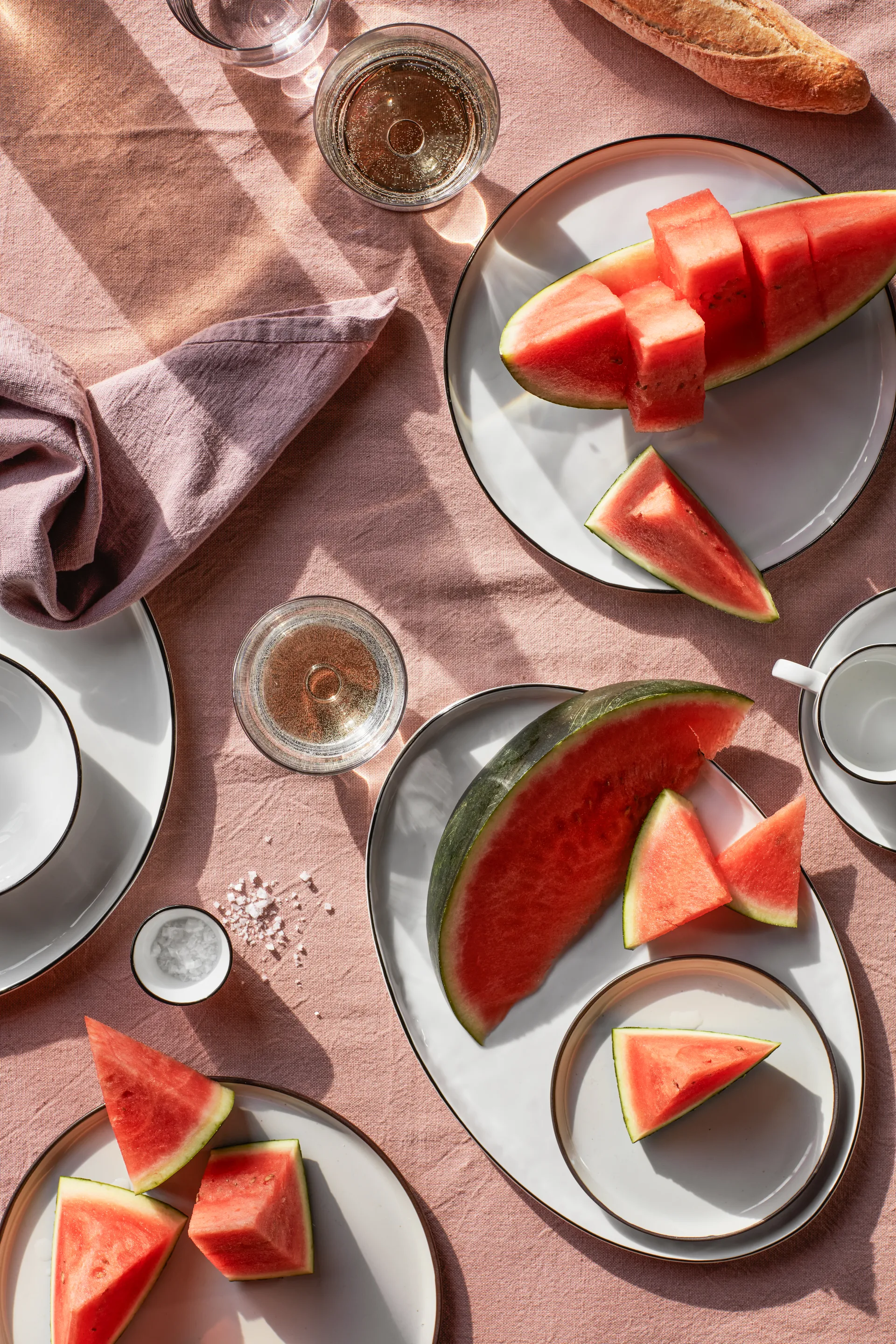 Nordic Salt dinner service set, 12 pieces Broste Copenhagen