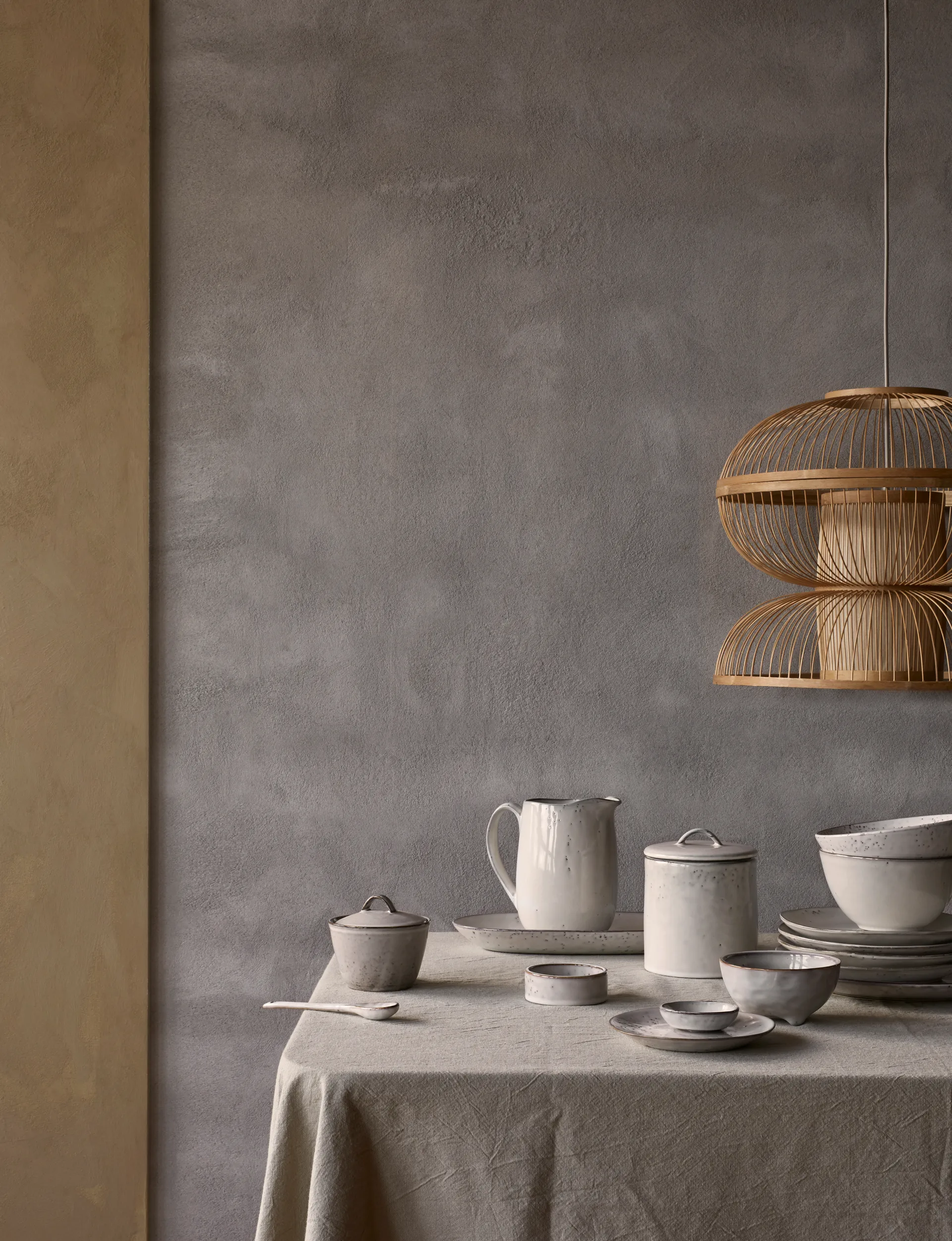 Nordic Sand 高脚碗, Ø11cm Broste Copenhagen