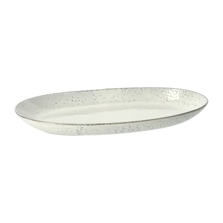 Nordic Sand 椭圆形大餐盘 - 30x17 cm - Broste Copenhagen