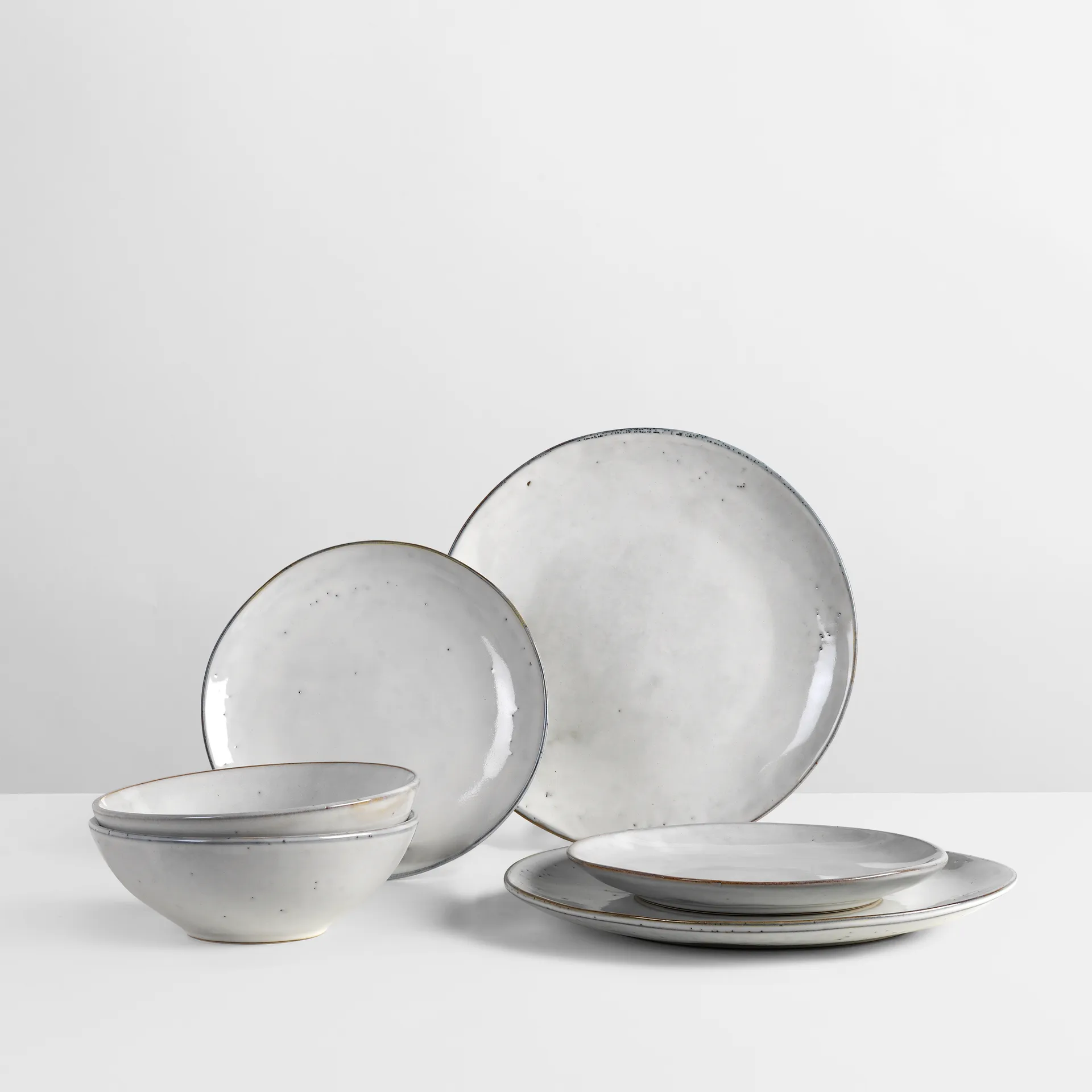 Nordic Sand dinner 套装 for two, 6 pieces Broste Copenhagen