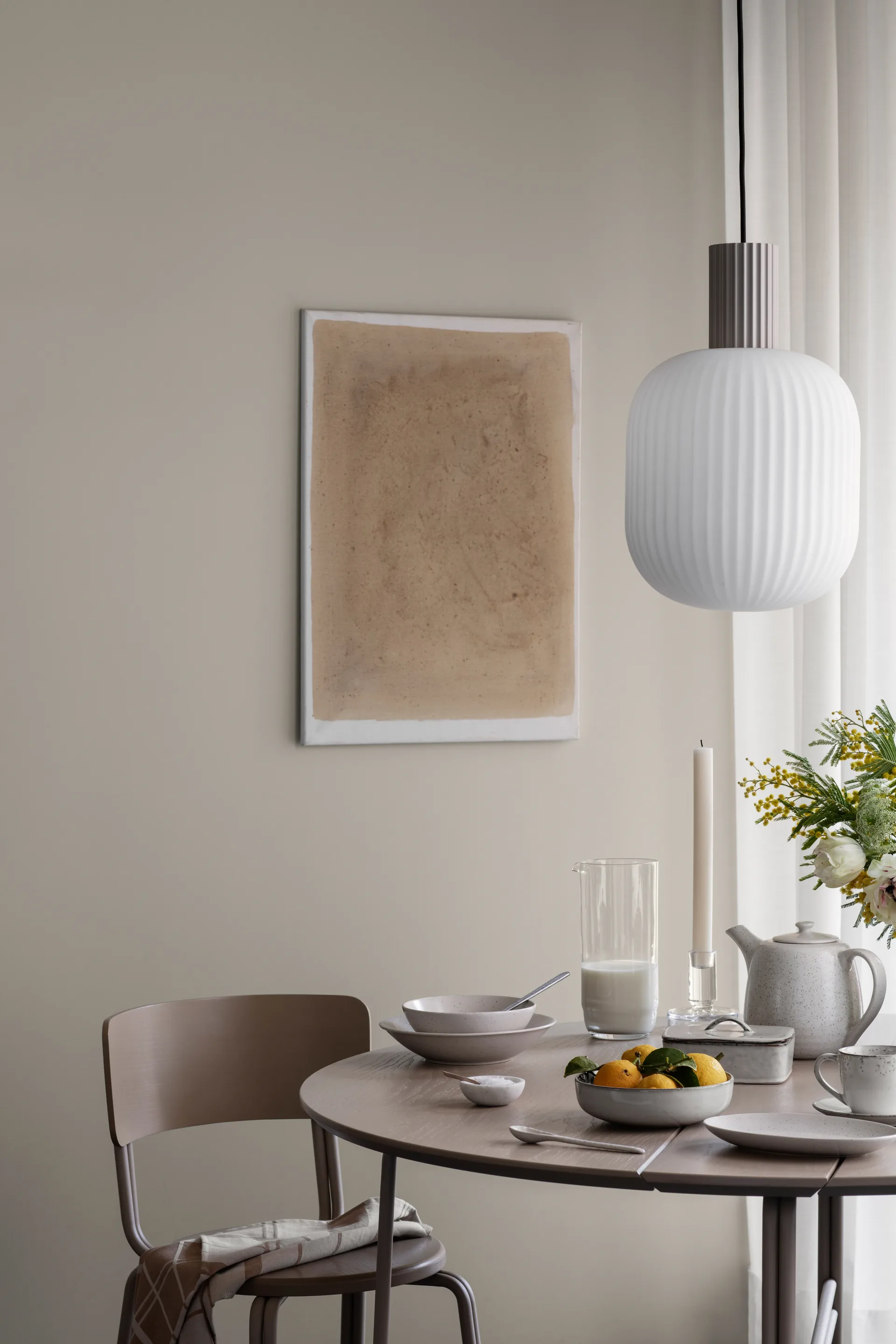 Nordic Sand pasta 盘子, Ø 22.5 cm Broste Copenhagen