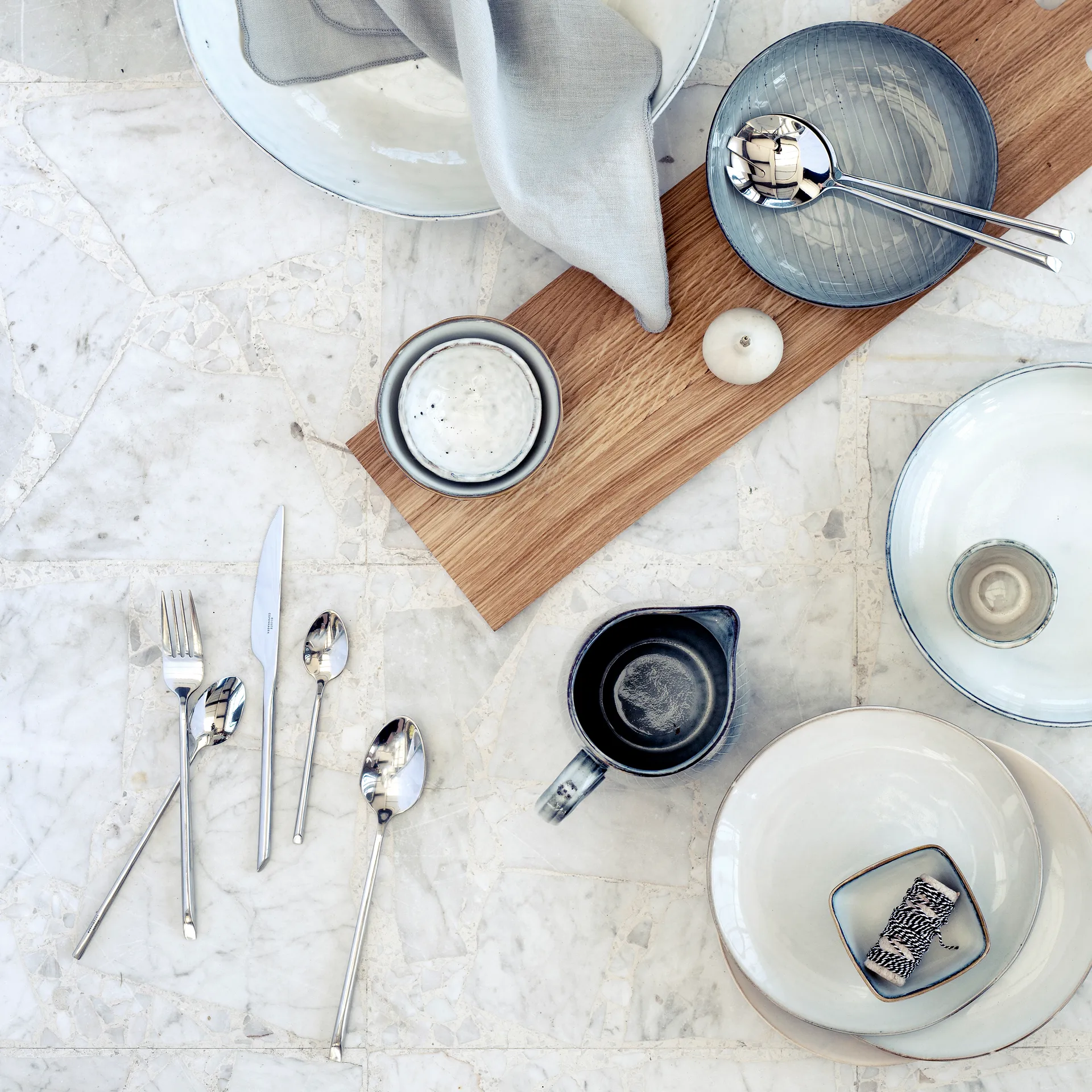 Nordic Sand square 碗  , 8x7.5 cm Broste Copenhagen