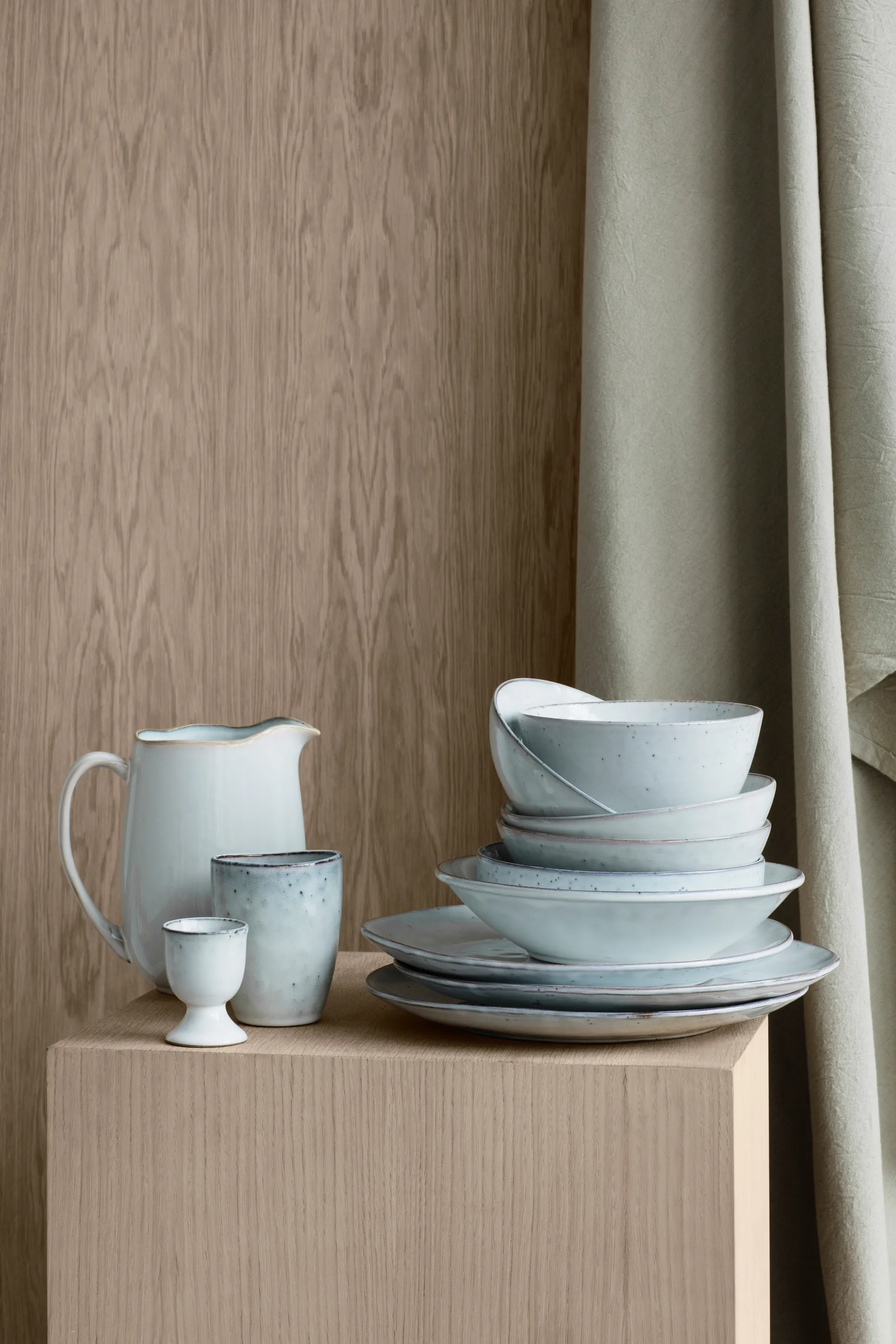 Nordic sand 马克杯 with ear, 10 cm Broste Copenhagen