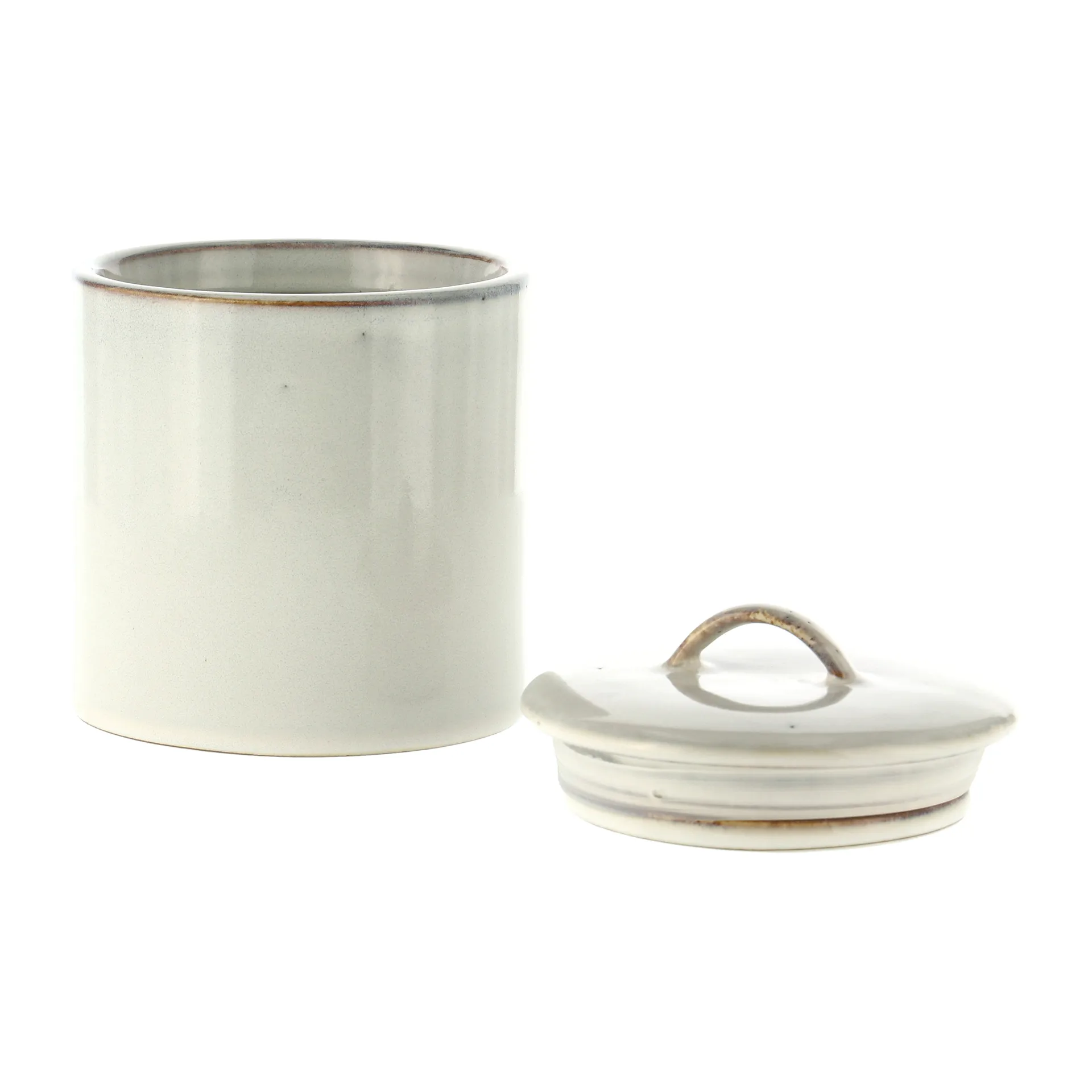 Nordic Sand 罐子 with lid, 12 cm Broste Copenhagen