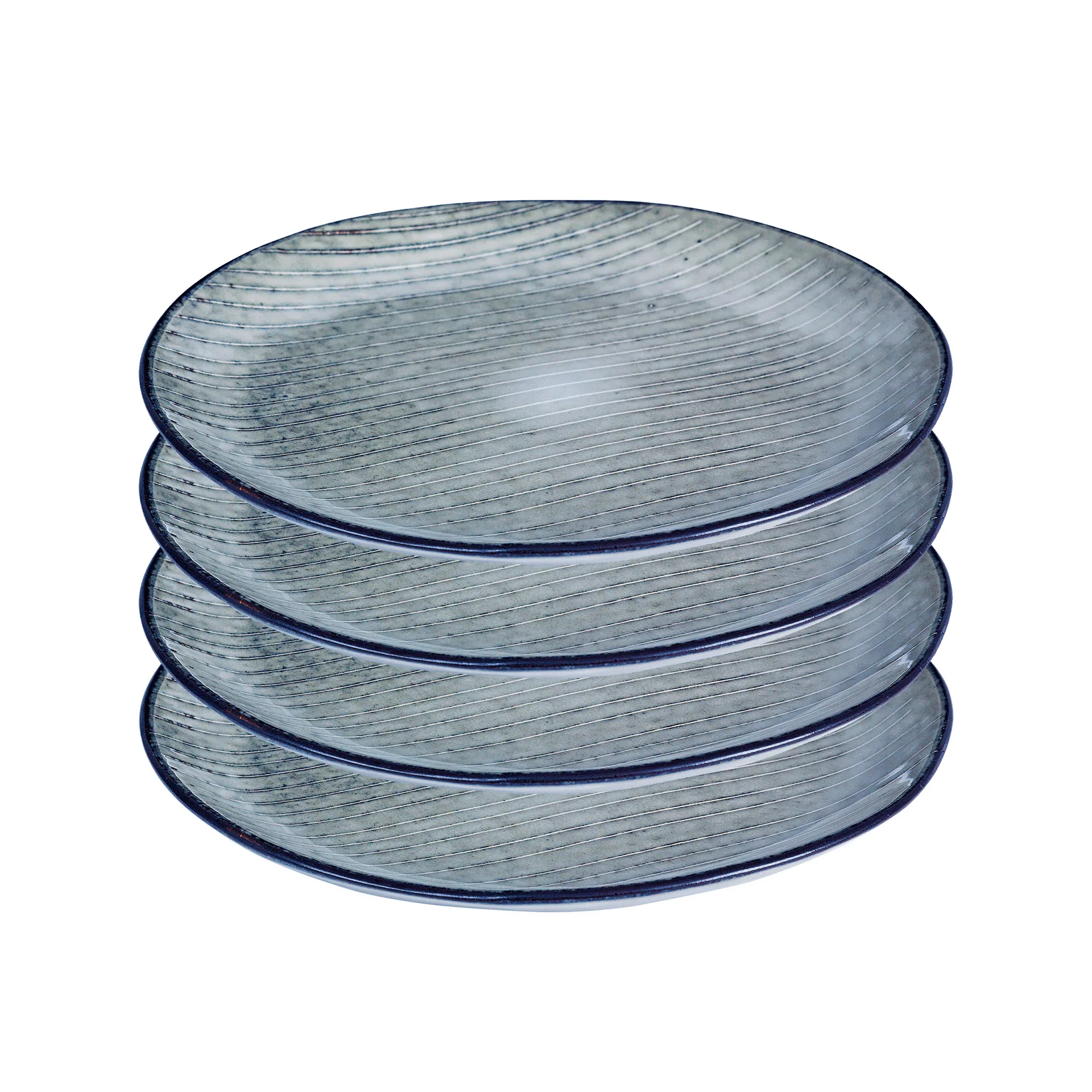 Nordic sea 盘子 四件套装 Ø 20 cm,  Broste Copenhagen
