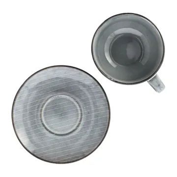 Nordic Sea茶杯带杯碟 - 5.8cm - Broste Copenhagen