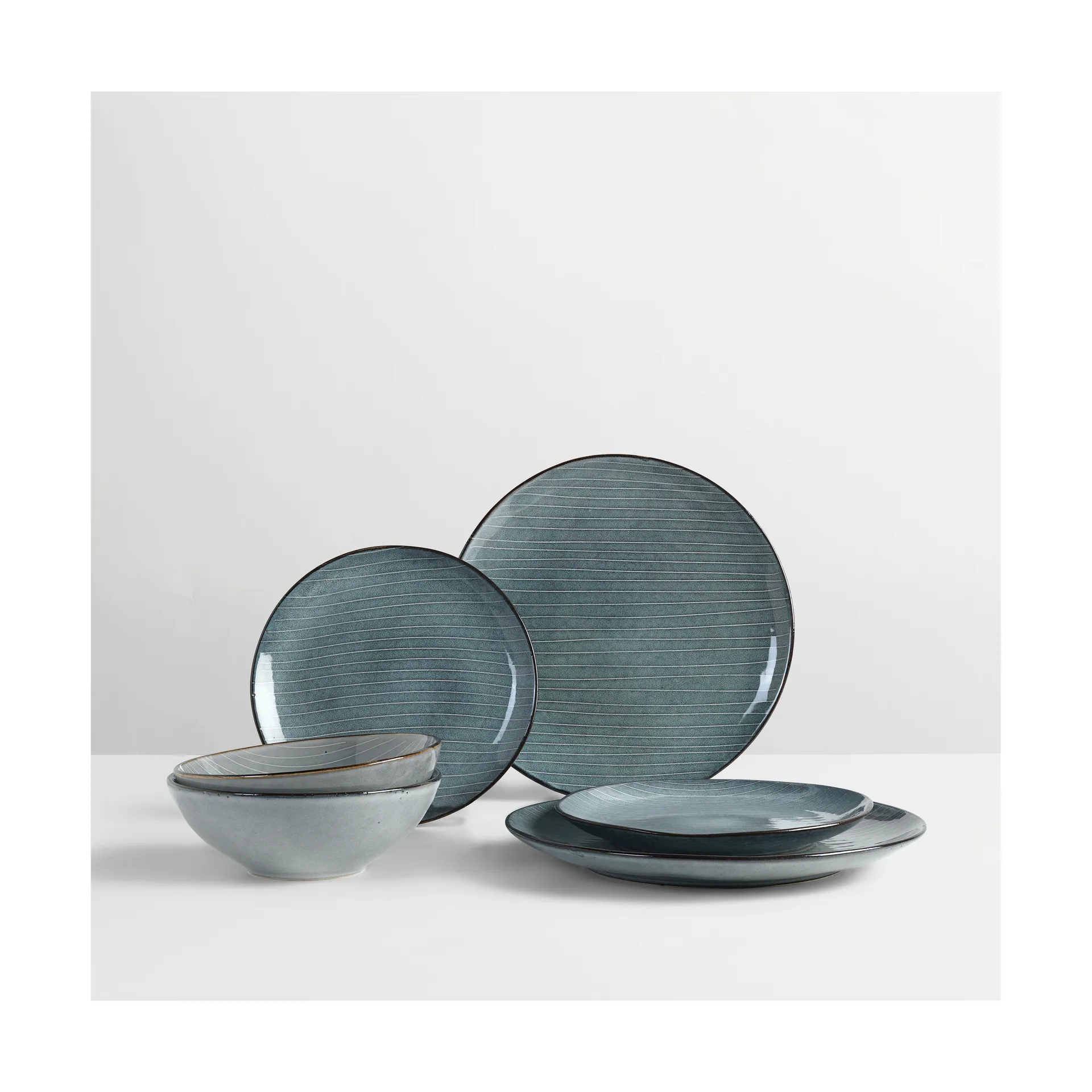 Nordic Sea dinner 套装 for two, 6 pieces Broste Copenhagen