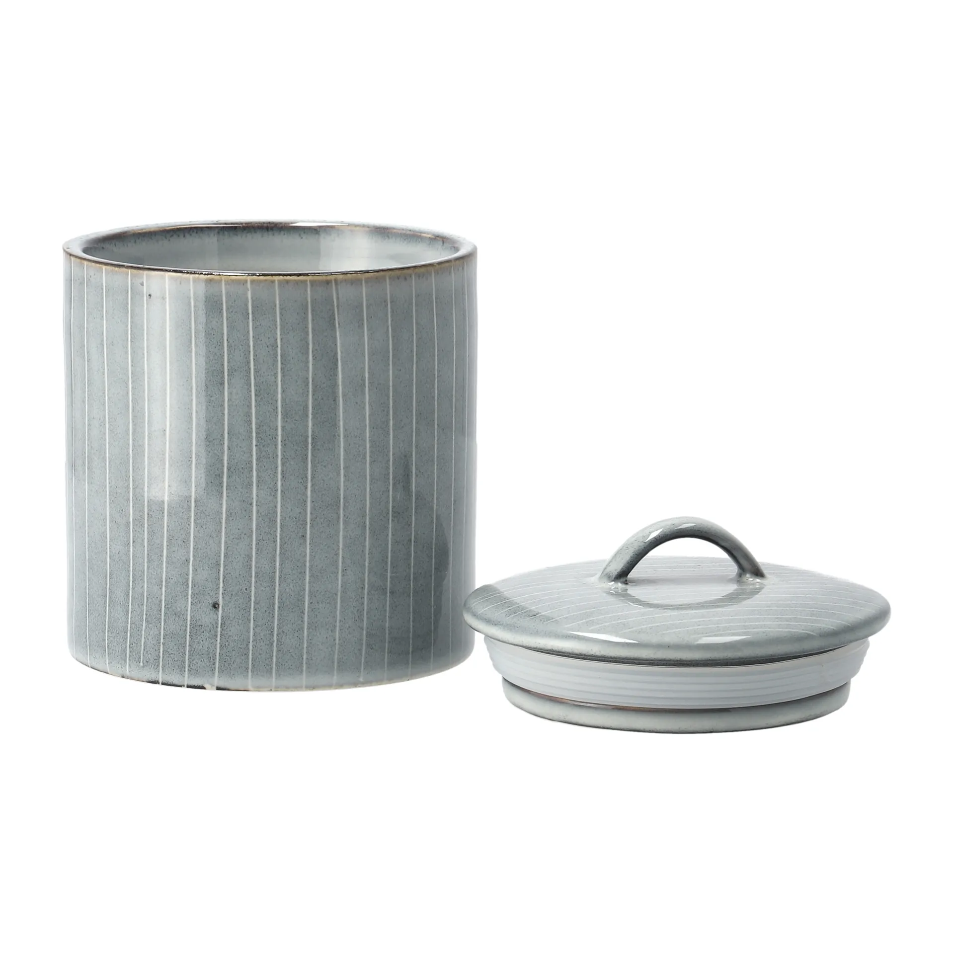 Nordic Sea 罐子 with lid, 12 cm Broste Copenhagen