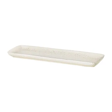 Nordic Vanilla 长方形碟12.5x35cm - 带颗粒奶油色 - Broste Copenhagen