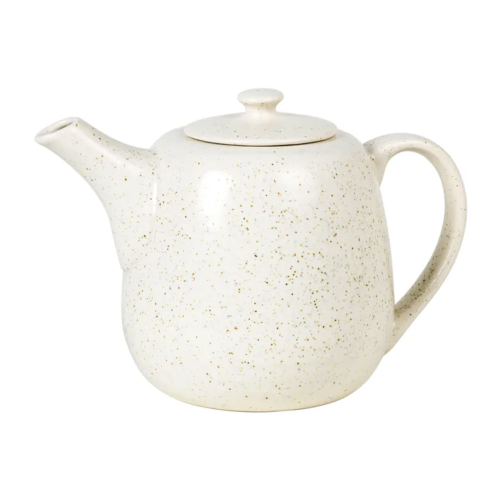Nordic Vanilla 茶壶1.3升 - 带颗粒奶油色 - Broste Copenhagen