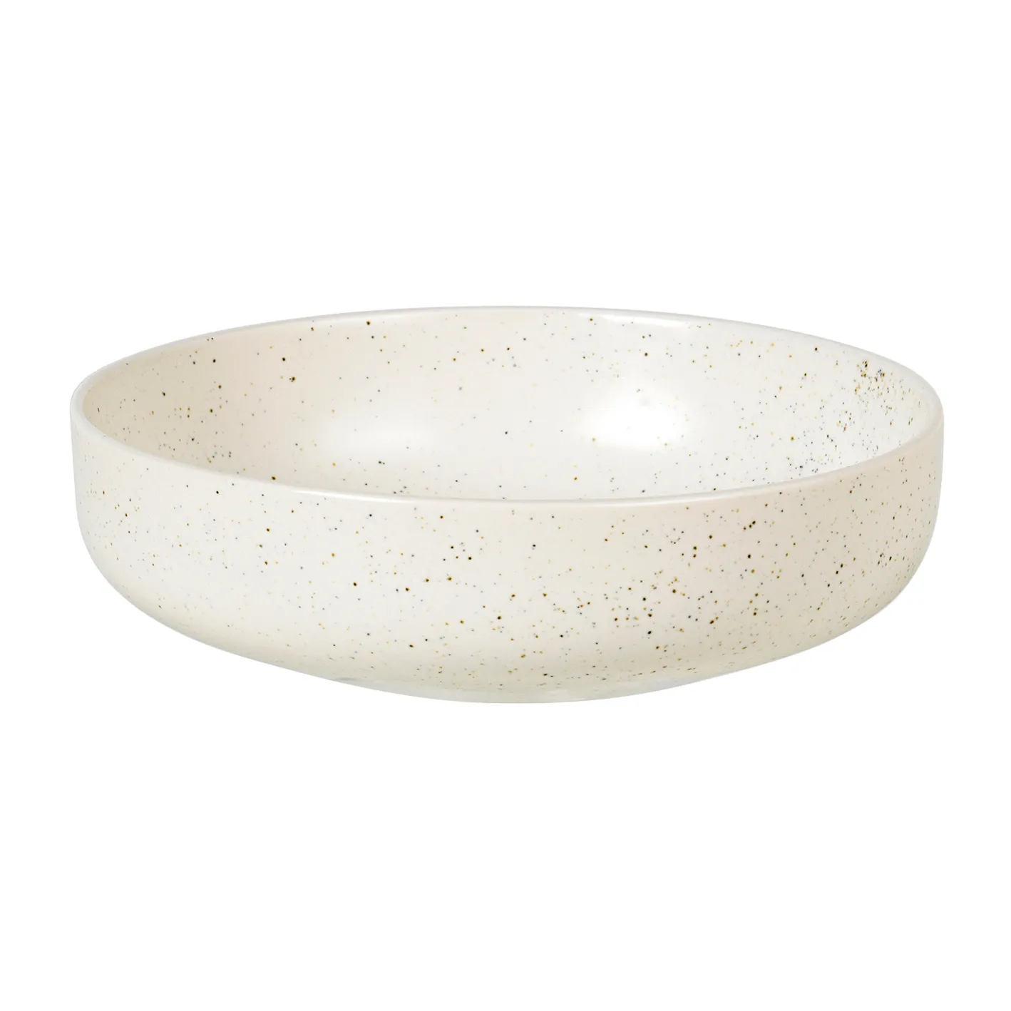 Nordic Vanilla 矮碗直径17cm, 带颗粒奶油色 Broste Copenhagen