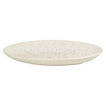 Nordic Vanilla 椭圆形碟22cm - 带颗粒奶油色 - Broste Copenhagen